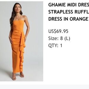 Formal Orange Dress